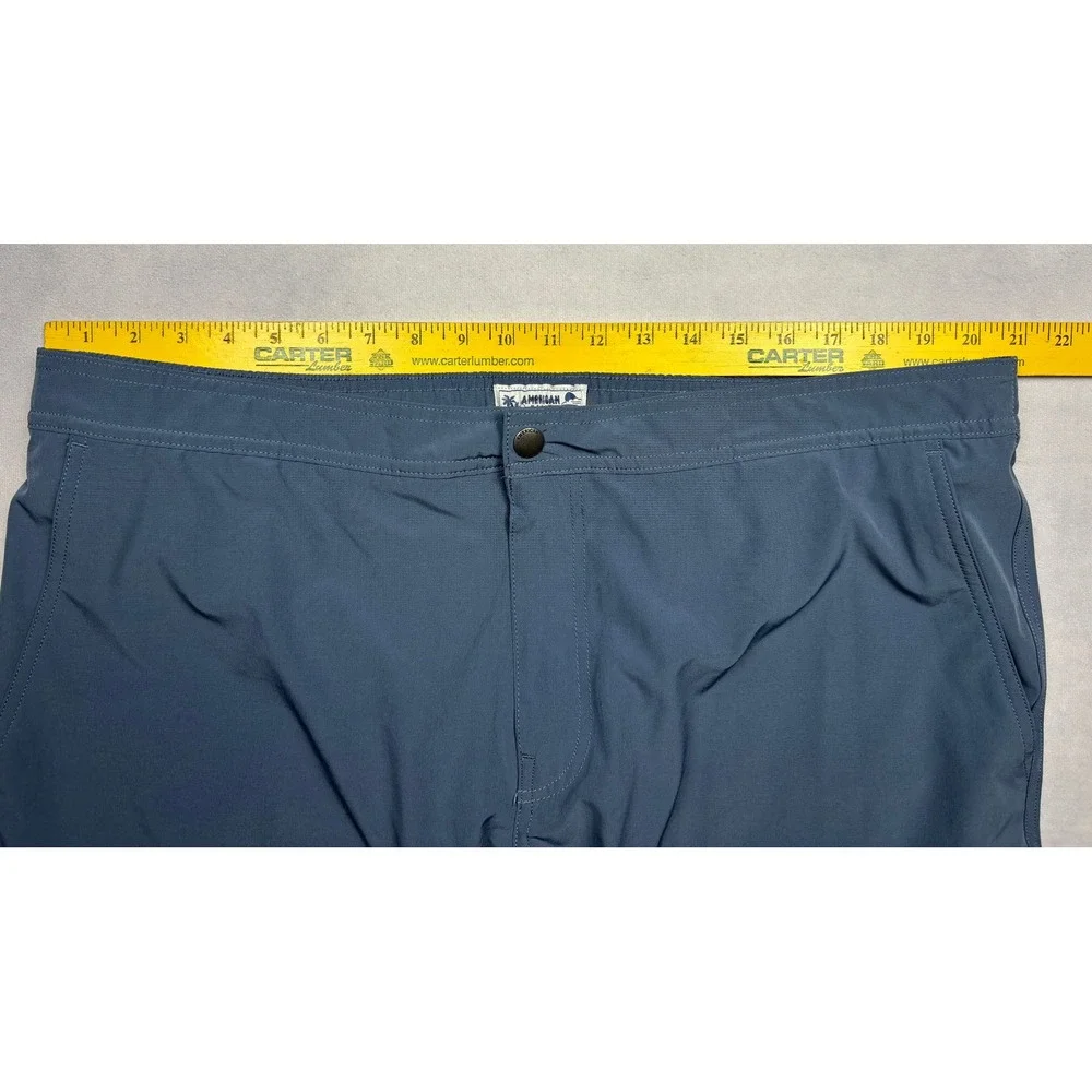 American Eagle Mens XXL Hybrid Swim Trunks Shorts Blue Stretch‎ 1513295296